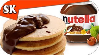 NUTELLA POURING SAUCE  For Ice Cream Waffles Pancakes and More [upl. by Fawne428]