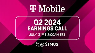 TMobile Q2 2024 Earnings Call Livestream [upl. by Jandel]