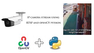 IP camera stream using RTSP and openCV python [upl. by Babbette]