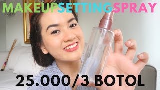 DIY MAKEUP SETTING SPRAY  Sangat Mudah dan Murah hanya Butuh 2 Ingredients [upl. by Neumark]