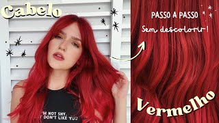 Como pintar o cabelo de vermelho  conversa sobre corte químico e outros assuntos [upl. by Eelrebmyk]