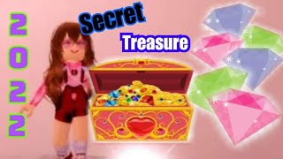 Secret treasure chest in Divinia Park 2022 Royale High  Roblox [upl. by Awahsoj]