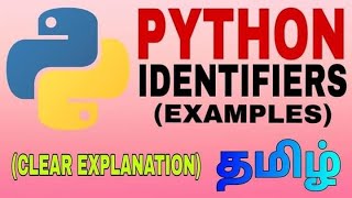 Python Identifiers examples Tamil [upl. by Ludovick]