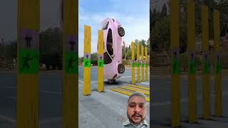 3d animation car crossover the road funny vfxind automobile vfxmdr shorts [upl. by Ahsinoj]