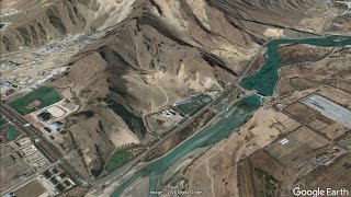 Chinese Roads near the TibetArunachal border  a Google Earth study [upl. by Hoeve]