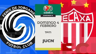 FENIX vs NECAXA  JORNADA 5  LIGA BBVA MX JUCN  CLAUSURA 2024 [upl. by Einwat]