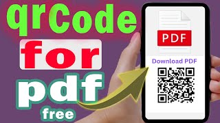 How to create qr code for pdf file free step by step [upl. by Brooks]