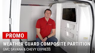 Weather Guard CabMax Partition for GMC Savana amp Chevy Express Overview [upl. by Acsecnarf]