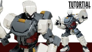 How to Build a Lego Mech Direwolf MOC Tutorial Type Axiom 20 Unit 02 [upl. by Zetnwahs]