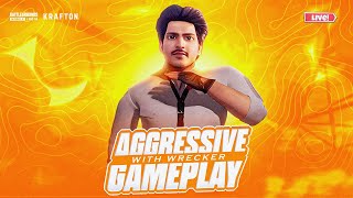 AGGRESSIVE GAMEPLAY😤 ROAD TO 13K  WRECKER IS LIVE🔥 [upl. by Adnuahsar976]