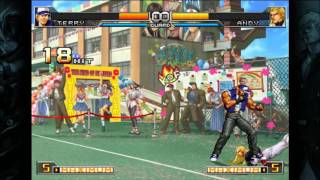 Kof 2002 Um Terry Combos [upl. by Dhar274]