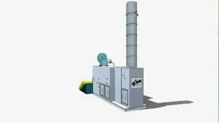 Catalytic Oxidizer CatOx 7000 SCFM 11000 NCMH with Energy Recovery [upl. by Katleen]