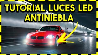 CÓMO instalar luces LED💡 en faros ANTINIEBLA PASO A PASO 🔧🔧 BOSLLA en BMW Z4 [upl. by Llenahs]