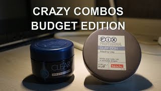 BENCH FIX Molding Clay amp CLEAR Styling Cream  CRAZY COMBOS BUDGET EDITION [upl. by Braynard]