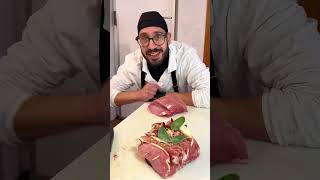 Lonza di suino farcita boombeef food carne butcher macelleria [upl. by Shaffer]