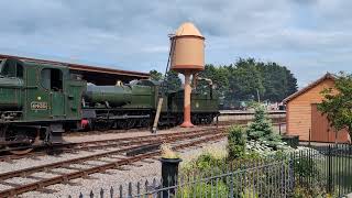 9351 and 6435 at Minehead Station 17724 [upl. by Aicyle]