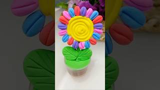 Clay flower making tutorial claycraft clayart art shorts clayflowerart flowers diy clay [upl. by Swirsky]