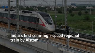 NaMo Bharat  Indias first semihighspeed regional train by Alstom [upl. by Obala]