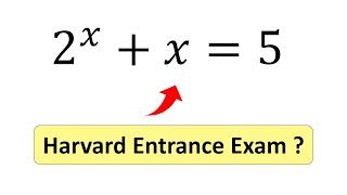 Solving a Harvard University entrance exam [upl. by Jasisa724]