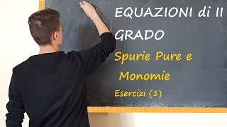 Equazioni SPURIE e PURE Esercizi  1 [upl. by Akapol]