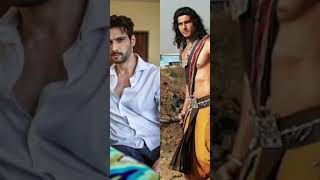 Mahabharat cast reel 🆚 real pic 💙 shorts viral dipanofficial [upl. by Nordgren605]