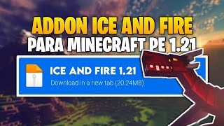 ADDON DO ICE AND FIRE PARA MINECRAFT PE 121 [upl. by Susejedairam]