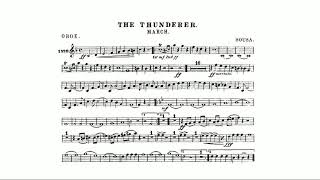 The Thunderer March  John Philip Sousa  Oboe [upl. by Zetrom]