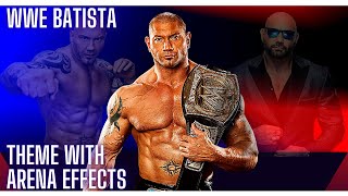 WWE Batista theme I Walk Alone with Arena Effects [upl. by Lisandra]