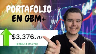 💥Invertir en GBM en 2023 por 500 pesos al mes  🚀 ¡1123 DE RENDIMIENTO [upl. by Kazim977]