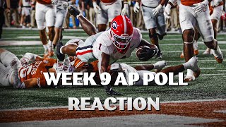 Vanderbilt is RANKED  A New 1 again  Week 9 AP Poll Instant Reaction [upl. by Anahs469]