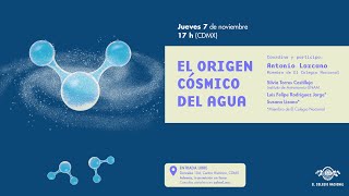 El origen cósmico del agua  IX Encuentro Libertad por el saber AGUA Y VIDA [upl. by Arakawa]