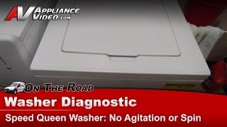 Speed Queen Washer Repair  No Agitation or Spin  Motor Kit [upl. by Ozner]