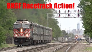 Railfanning the BNSF Racetrack [upl. by Sherborn]