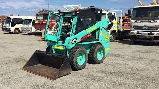 MR089  2017 Alpin M60 Enclosed Skid Steer BC2001 [upl. by Gnos747]