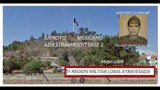 EJERCITO MEXICANO ADIESTRAMIENTO FASE 1 [upl. by Nivar46]