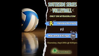 VOLLEYBALL SPECIAL COVERAGE Mazama Vikings vs Henley Hornets  September 26 2024 [upl. by Selij]