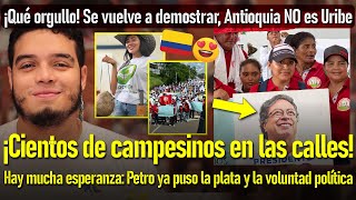 ESTA ES LA MOVILIZACIÓN QUE LE OCULTARON AL PAÍS Qué orgullo la voz y apoyo campesino X la Reforma [upl. by Meehsar860]