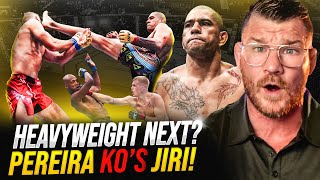 BISPING reacts Alex Pereira KNOCKS OUT Jiri Prochazka UFC 303 INSTANT REACTION quotHeavyweight Nextquot [upl. by Anuait]