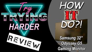 TTH Review 5 Samsung Odyssey 32quot G5 Gaming Monitor ad review gaming monitor samsung vlogger [upl. by Feld349]