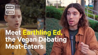 Vegan Activist Debates MeatEaters [upl. by Lombard]