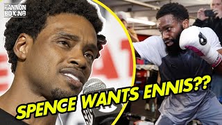 SHOCKING REPORT ERROL SPENCE DEMANDS JARON ENNIS NEXT FOR IBF TITLE FIGHT SAYS REPORT UNREAL [upl. by Esital847]