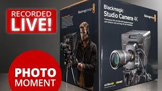 UNBOXING Blackmagic Studio Camera 4K and Amazon Prime Day — PhotoJoseph’s Photo Moment 20170711 [upl. by Dibb]