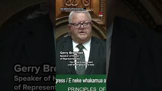 New Zealand parliament halted by MPs performing haka [upl. by Delwyn939]