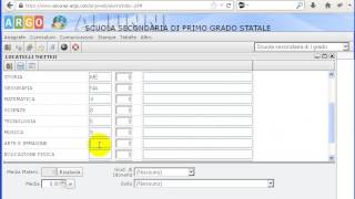 ARGO  Secondo Quadrimestre inserimento voti [upl. by Ariom]