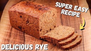 How to Make Easy NoNonsense Rye Bread That Will Stay Fresh for Days [upl. by Courtney]