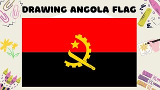 How to Draw the Angola 🇦🇴 Flag  Easy StepbyStep Tutorial [upl. by Clover]