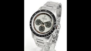 Steinhart Ocean One Vintage Chronograph white Ref 1080632 FM12120 [upl. by Raymund]