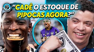 CANTARELLI VESTE A FAIXA DE CAMPEÃO DO BOTAFOGO quotCADÊ A PIPOCAquot [upl. by Nylodam247]