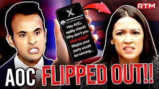 AOC Gets HUMILIATED By Vivek Ramaswamy On Megyn Kelly In EXPLOSIVE Feud [upl. by Neeven171]