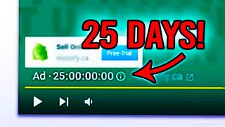 A 25 DAY UNSKIPPABLE Ad On YouTube [upl. by Nacim]